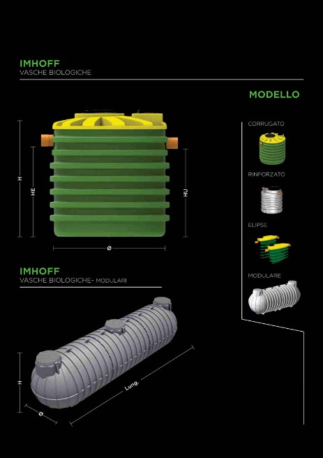 Vendita vasca biologica Imhoff a Modena